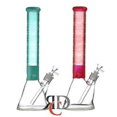 WATER PIPE RUBY PRISM BEAKER WP2057 1CT